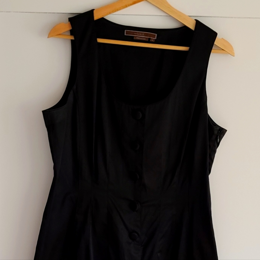 Black knee length dress